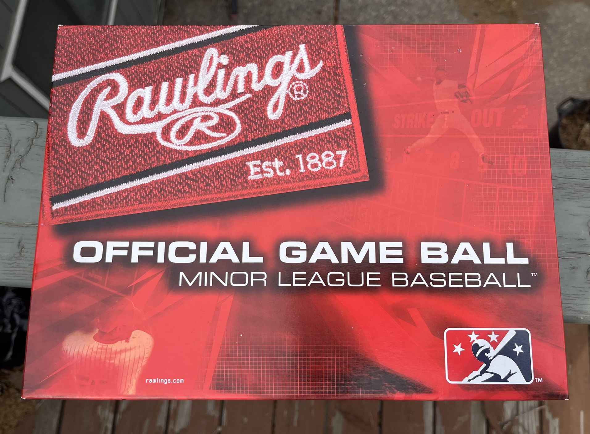 Rawlings Dozen Milb Official Game balls Sealed