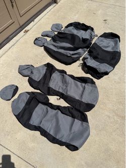 New set of universal fit fabric car seat covers