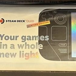 RARE LIMITED EDITION STEAM DECK OLED 1TB BUNDLE SYSTEM *SOLD OUT AND NEVER WILL BE MADE AGAIN*