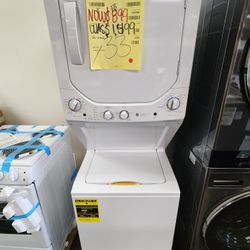 2.3 Cu. Ft. Washer 4.4 Cu. Ft. Electric Dryer Combo In White