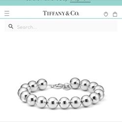 TIFFANY sterling silver Ball Bracelet 