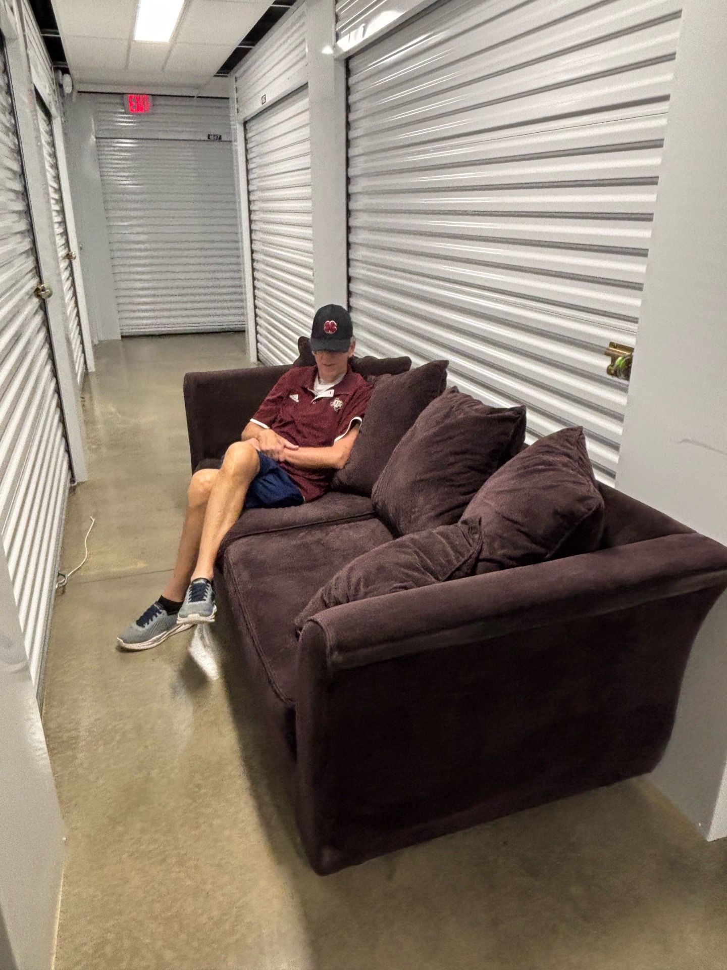 Purple couch