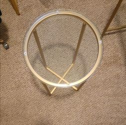 Sauder Glass Table