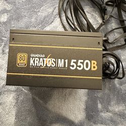 GAMDIAS KRATOS M1 550W Bronze PSU | Gaming Power Supply, Excellent Condition