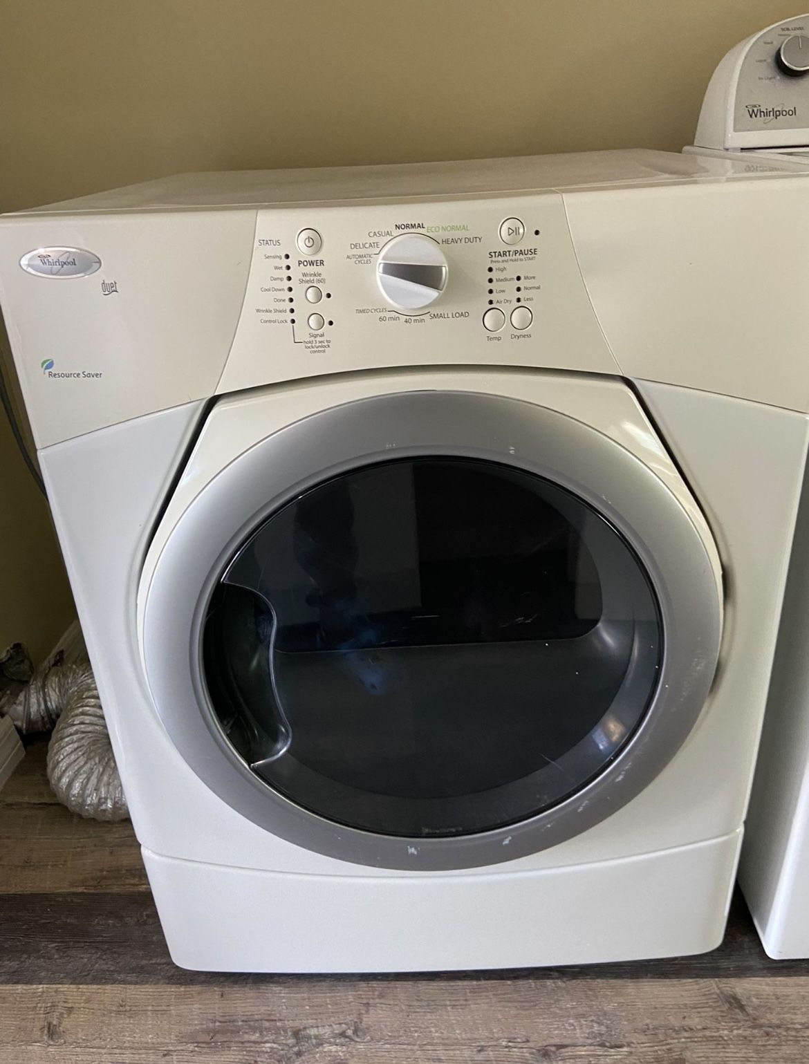 Whirlpool Washing Machine & Whirlpool Duet Dryer 