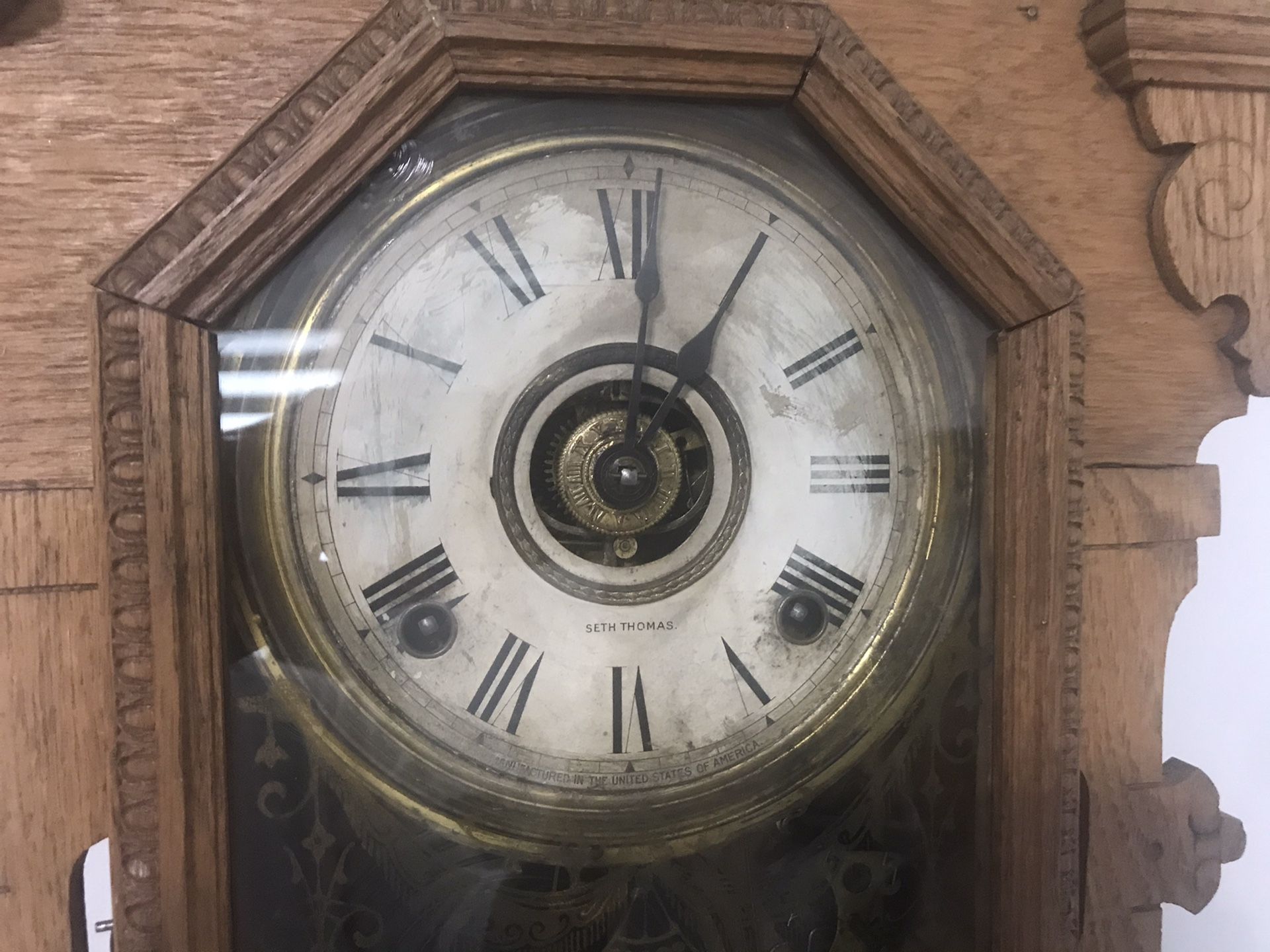 Seth Thomas antique clock.