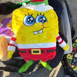 SpongeBob Christmas Plush 