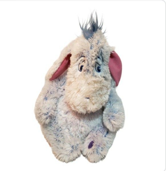 Eeyore fuzzy pale blue Disney store exclusive plush 12"