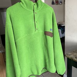 Patagonia Neon Green Sweater