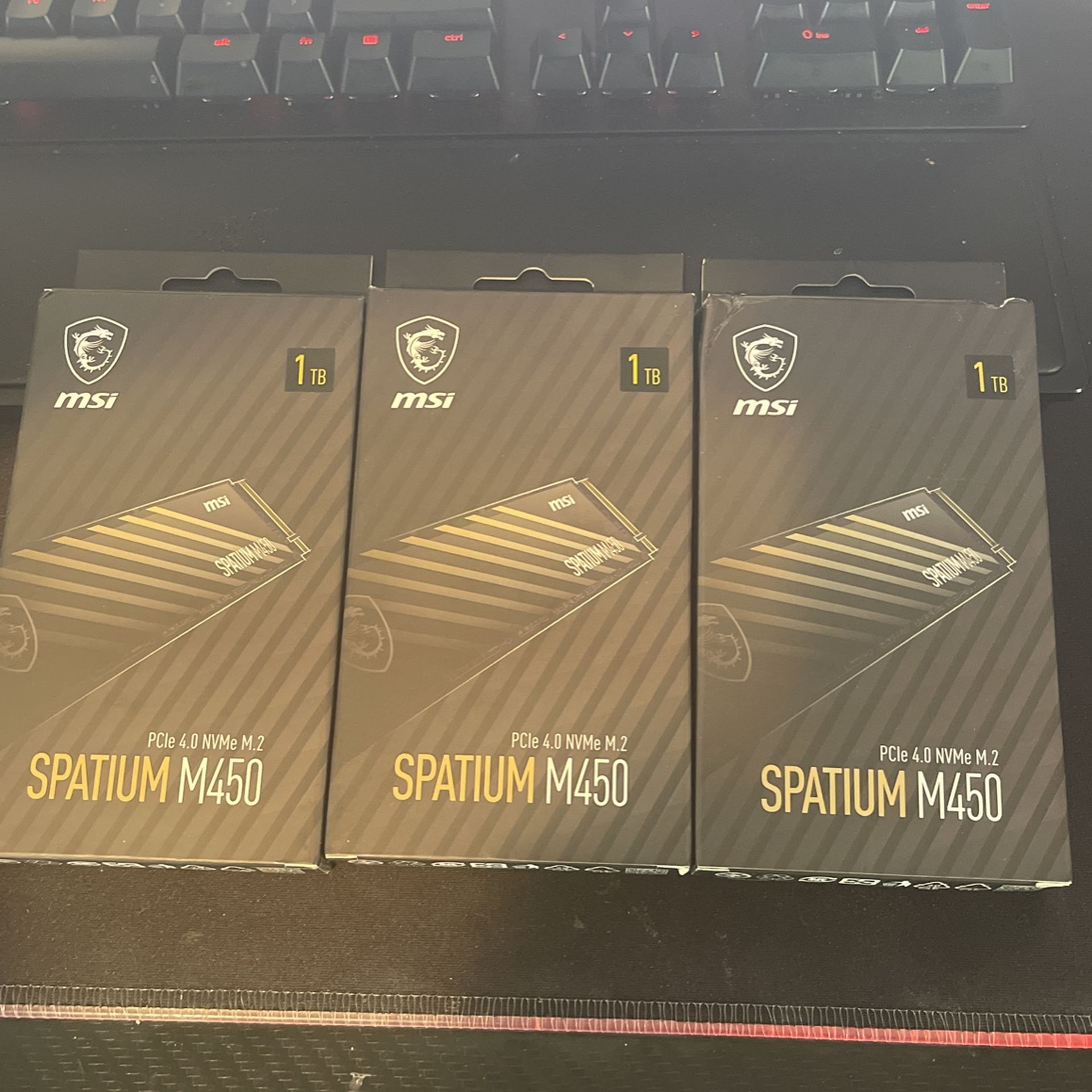 1 TB MSI Spatium M450 PCIe 4.0 NVME M.2