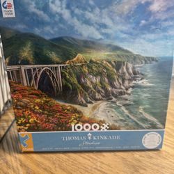 Jigsaw puzzle Fun Busy Time Thomas Kinkade Scenery 
