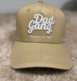 Tan dad gang trucker hat