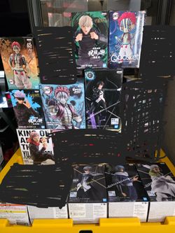Lot of Anime Figures Banpresto Bandai Boxed