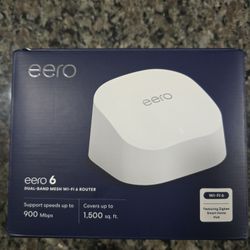 eero - 6 AX1800 Dual-Band Mesh Wi-Fi 6 Router - White
