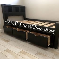 Twin Bed And Storage 