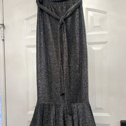 Scart Black And Silver  Size Medium 