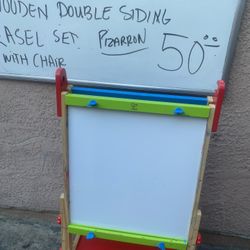 Kids White Board With Chair
