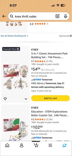 knex building set 3 in 1 amusement park