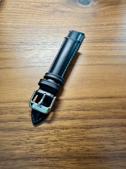 18mm leather watch strap
