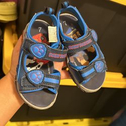 Paw Patrol Boy Sandals 7c
