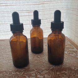 Glass Amber 30ml Dropper Bottles 3000 Available