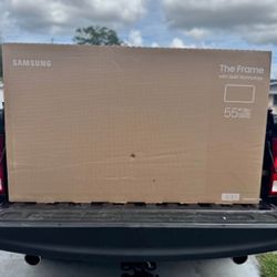 Samsung The Frame QLED HDR UHD 4K Smart TV - Black-QN55LS03DAFXZA