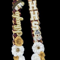 🎓 Custom Graduation Ribbon Lei 🎀