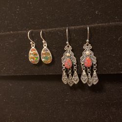 Vintage Opal Earrings 