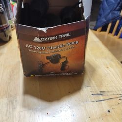 Ozark Trail 120v Air Pump Brand New 