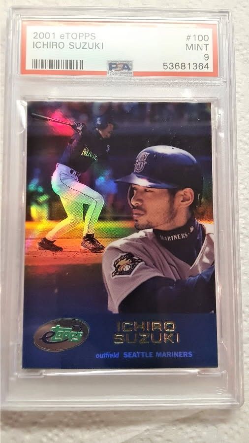 Ichiro Suzuki Rookie Card - PSA 9