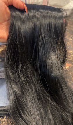Natural Black Wrap Long Straight Ponytail Extension 26'’