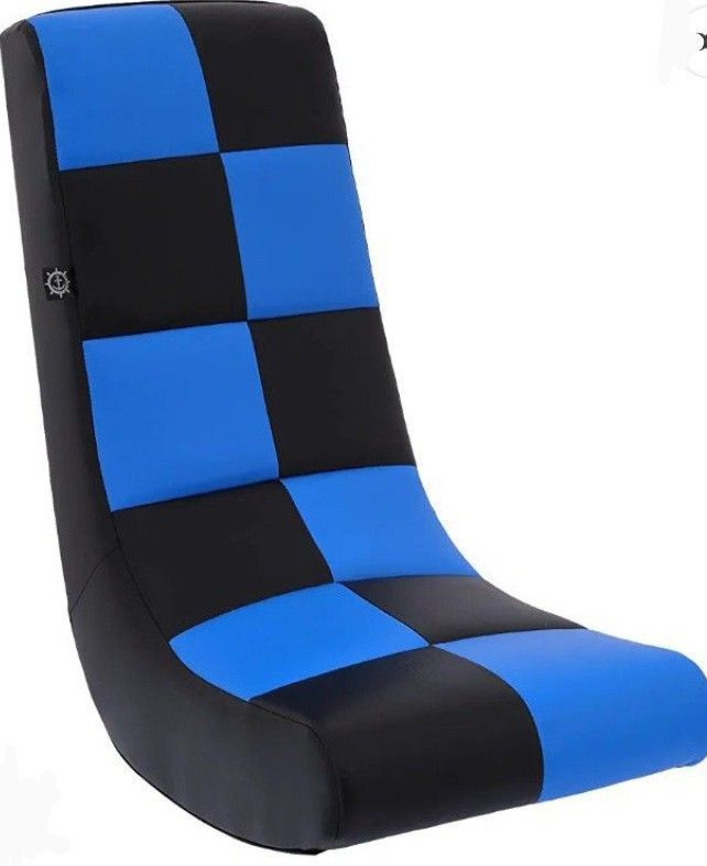 The Crew Furniture Classic Video Rocker Gaming Chair, For Kids and Teens, Faux Leather & Mesh