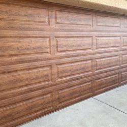 Garage Doors! Wood Like Color! 
