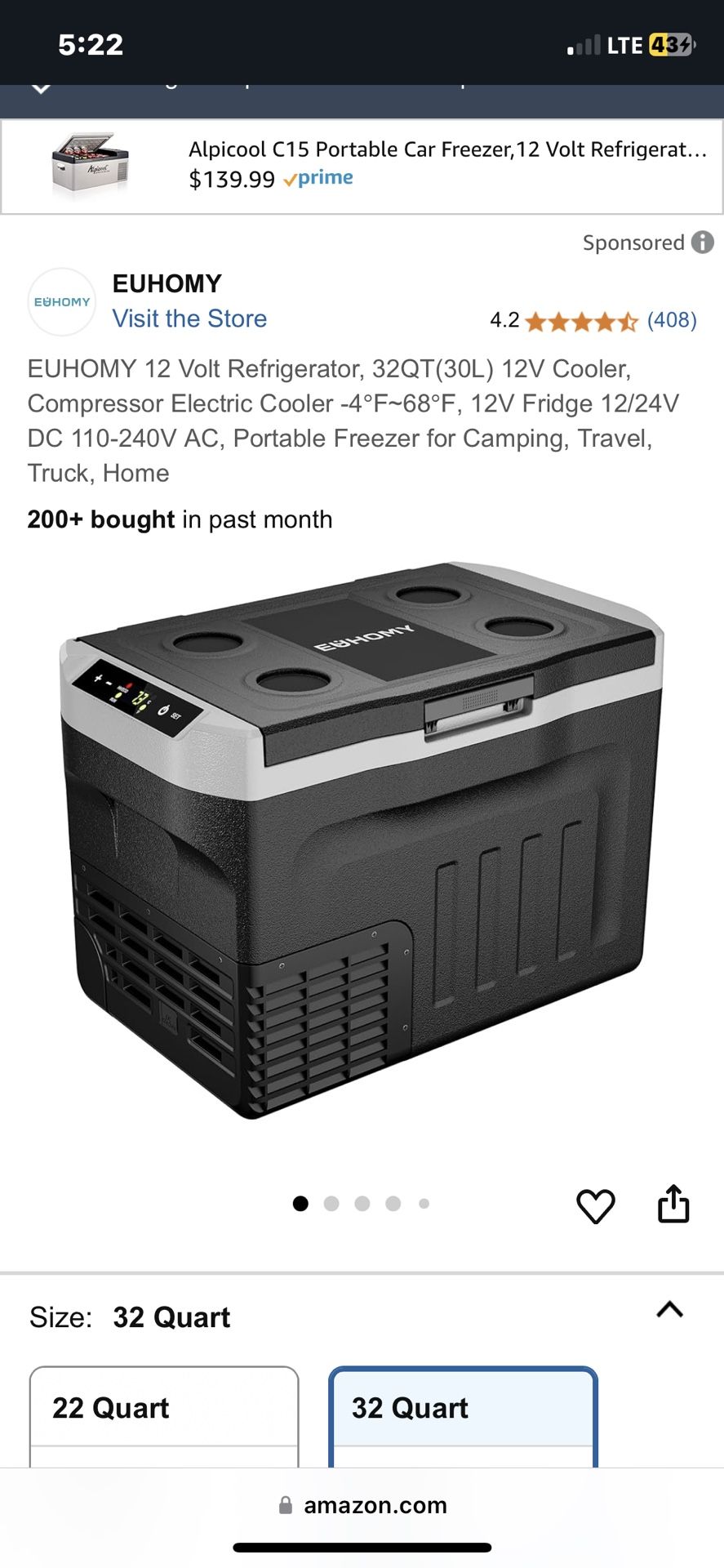 Car Refrigerator New