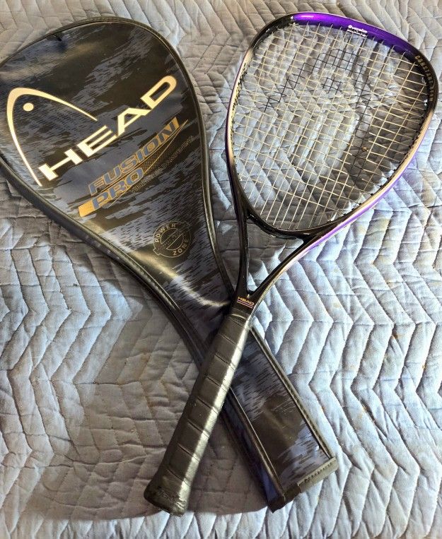 Used Tennis Racket With Cover - Head Fusion Pro, Large Head - North Glendale