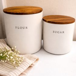 Ceramic Canister Hearth & Hand by MAGNOLIA