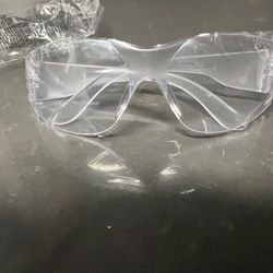 Brand New Clear Safety Glasses 