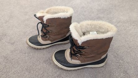 Steve Madden Stormer faux-fur duck boots, size 7