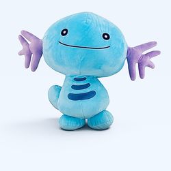 Build-A-Bear Pokémon 15” Wooper Plush BAB Blue Axolotl Stuffed Animal Collectible NWOT
