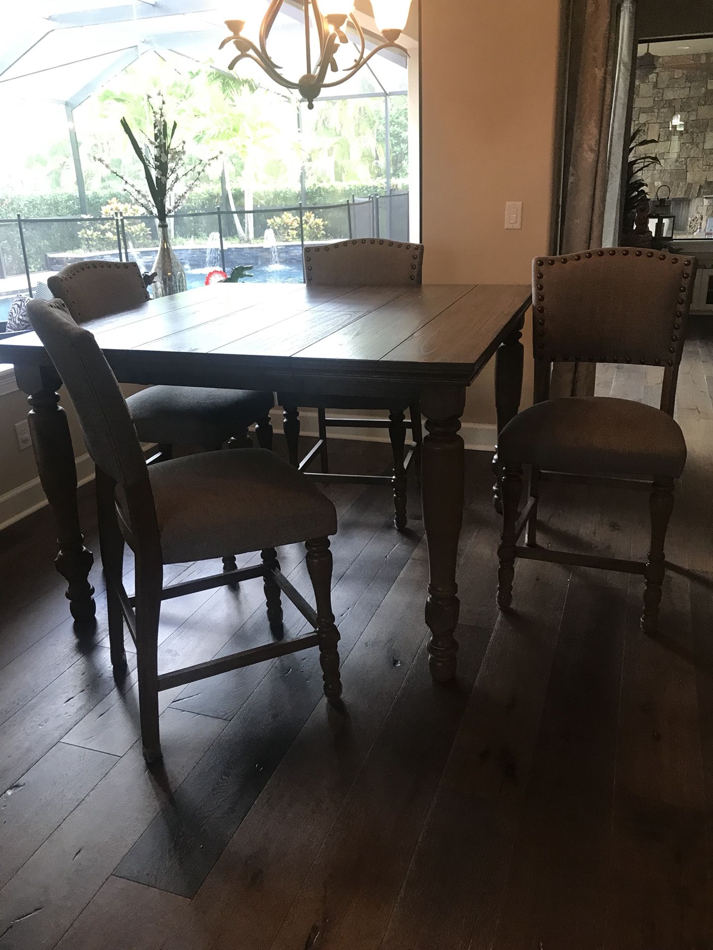 Ashley Furniture counter height table and chairs