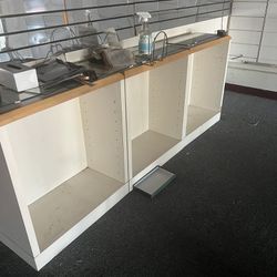 3 Separate Cabinets For Storage