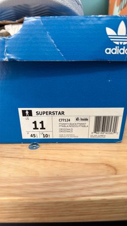 Adidas Superstar size 11