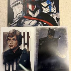 3 Custom Handmade Art Pieces 