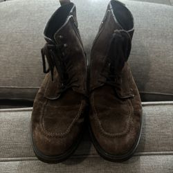 Brown Suede Boots - 9.5 M