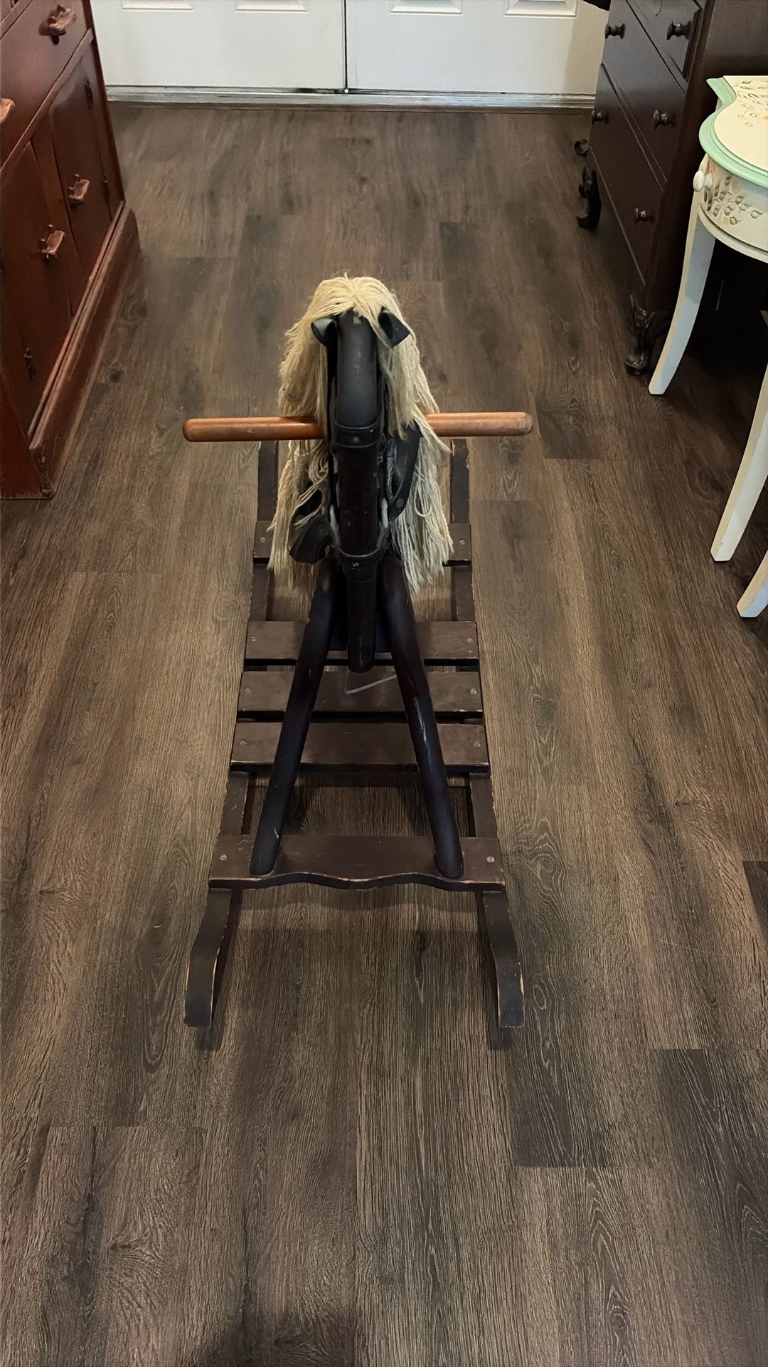 Little Kids, Antique Rocking Horse