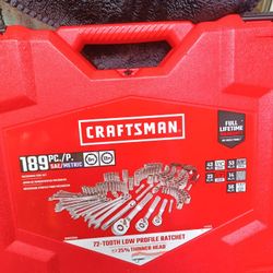 189 piece Craftsman Tool Set