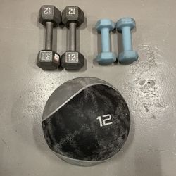 Dumbbells & Medicine Ball