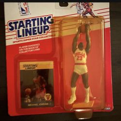 Michael Jordan Rookie Card 88 Starting Line Up $250 Pick Up $275 Shipped Through Cash App Or Pay Pal