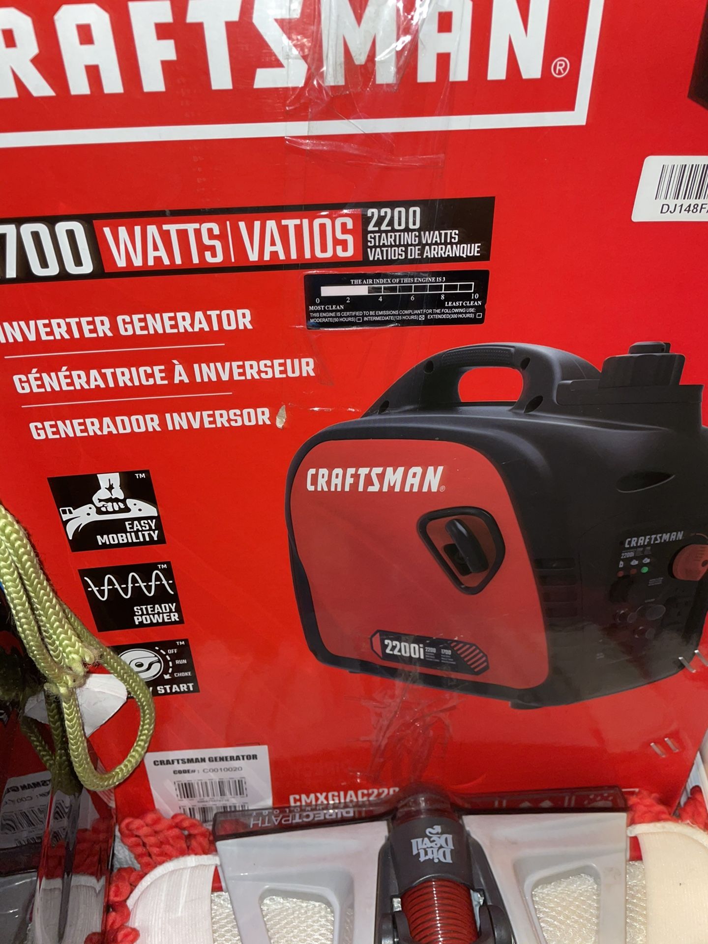 Brand New Generator And Power Wash Still In Box