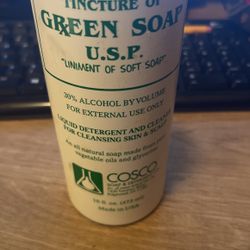 Green Soap For Cleaning Skin And Scalp